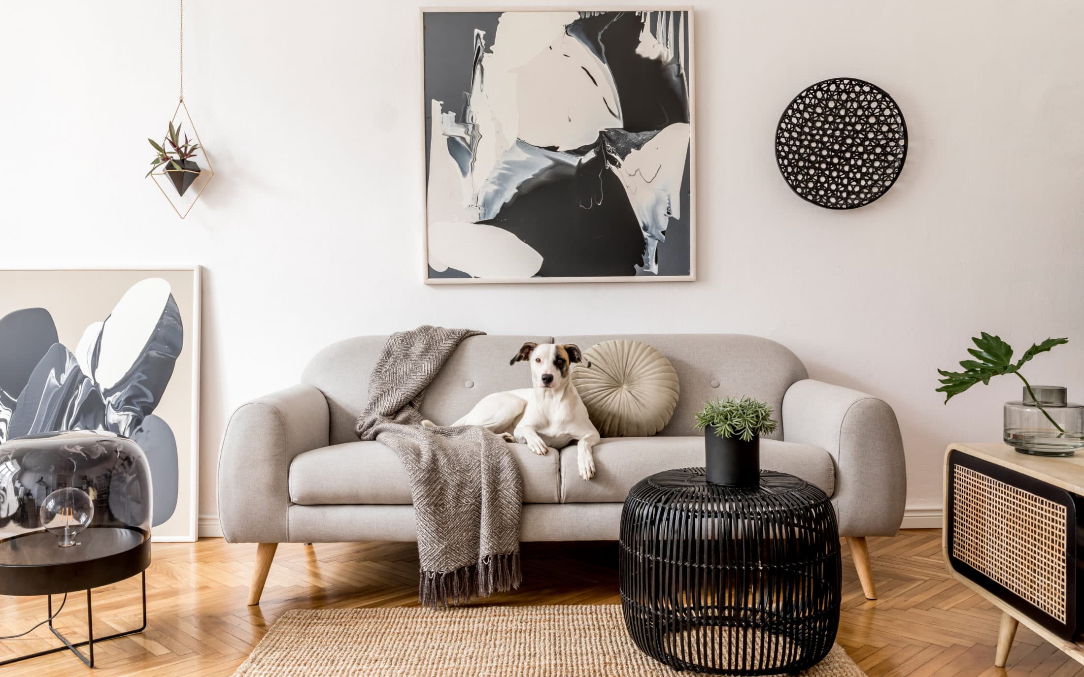 nordic scandinavian minimalist living room